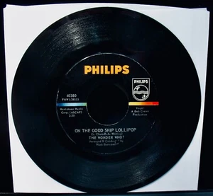 THE WONDER WHO? On The Good Ship Lollipop~THE 4 SEASONS Sound 45~PHILIPS #40380 - Picture 1 of 2
