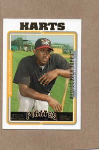 2017 topps rediscover buyback card 2005 uh254 jeremy harts pirates gold