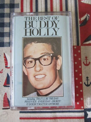 BUDDY HOLLY THE BEST OF ORIGINAL 1980s HALLMARK AUDIO CASSETTE ALBUM - Image 1 of 4