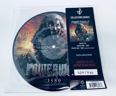 Powerwolf - 1589 - Single Picture Vinyl 7" -  Limited Edition - Bild 1 von 2