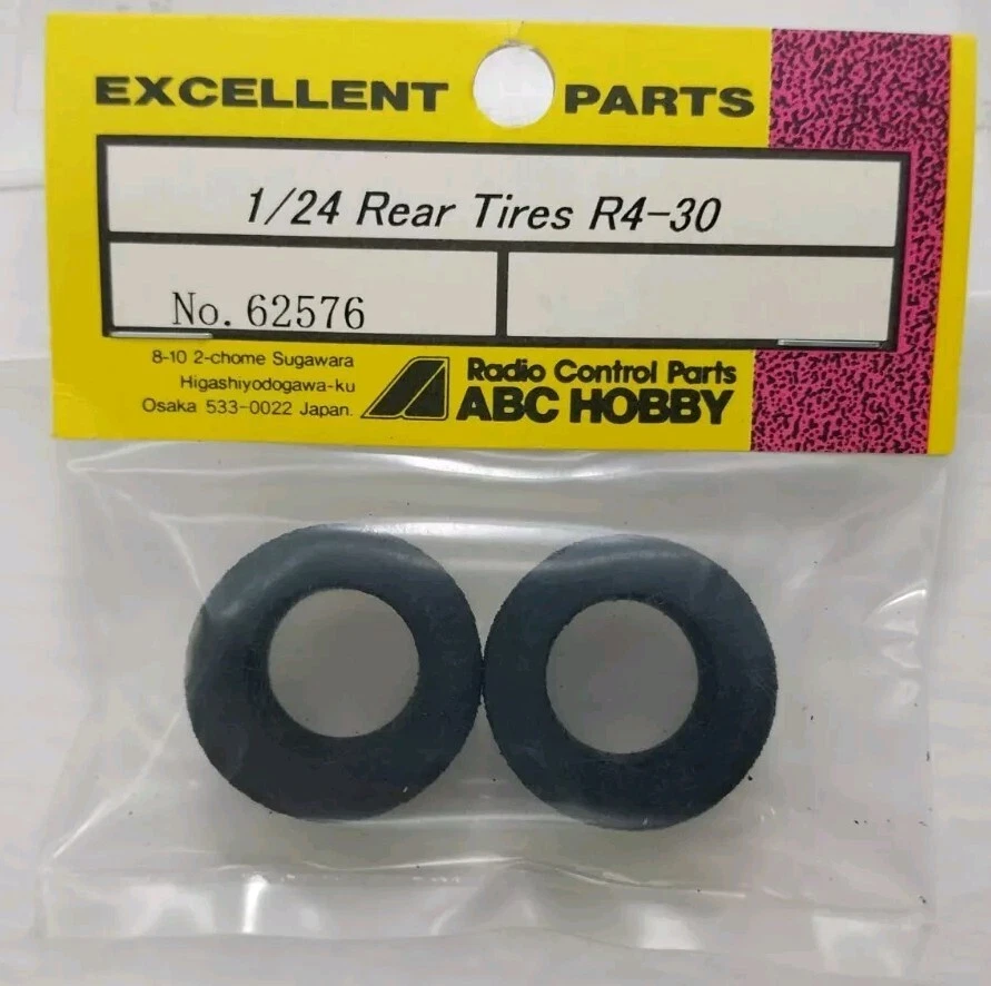 ABC Hobby 62576 1/24 Rear Tires R4-30 Indy RC Porsche Ferrari DTM-X4 Pocket Race - Bild 1 von 1