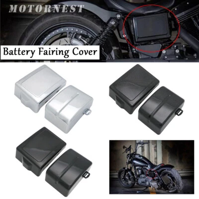 ABS Battery Side Cover Fit Harley Dyna Fat Bob Low Rider Switchback Super Glide - Image 1 of 4