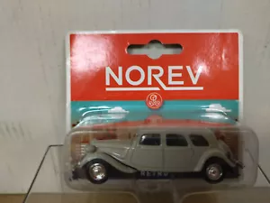 CITROEN TRACTION 1939 GRIS BLISTER apx 1:64 NOREV 3 INCHES (7,5cm) - Imagen 1 de 2