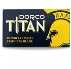 Dorco Titan DOUBLE EDGE Rasierklingen Double Coatet Stainless 10Stck 