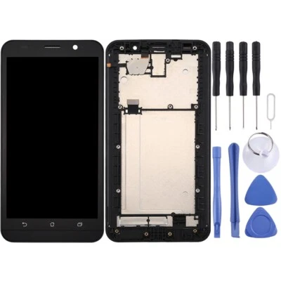 For Asus Zenfone 2 ZE551ML LCD Display Touch Screen Digitizer With Frame Black - Image 1 of 4