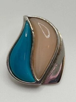 Jay King DTR Mine Finds Sterling Silver Turquoise & Unknown Stone Pendant - Image 1 of 4