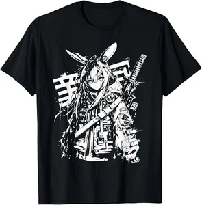 Techwear Harajuku Bunny T-Shirt - Picture 1 of 2