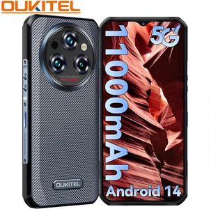 2025 OUKITEL WP35 5G cellulare da esterno Android 14 24 GB + 256 GB 11000 mAh smartphone - Foto 1 di 11