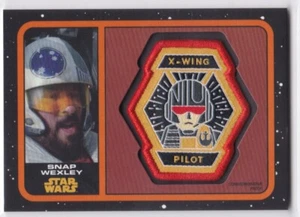 2019 Star Wars Journey Rise Skywalker Patch Relic Snap Wexley X-Wing Pilot 11/50 - Picture 1 of 1