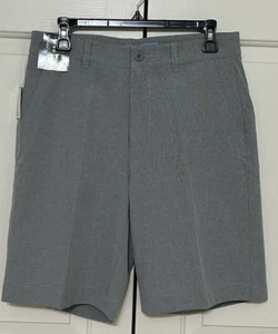 Pantaloncini da golf Roundtree & Yorke Performance taglia 30 neri bianchi dritti nuovi con etichette da uomo - Foto 1 di 6