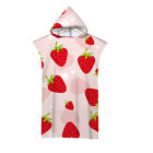 Fruit Watermelon Strawberry Kivi Hooded Beach Towel Poncho Swim Changing Robe