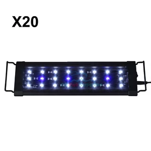 20PCS 0.5W LED Light 12"/18"/24"/30" Aquarium Marine FOWLR Blue & White - Picture 1 of 5