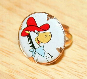 2 Vtg GumBall Machine Prize Ring Quick Draw McGraw Hanna Barbera 1970s HB NOS - Picture 1 of 1