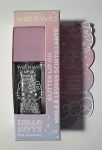 Wet n Wild x Hello Kitty 50th Anniversary Diamond Bow Glitter Lip Oil New in Box - Picture 1 of 1