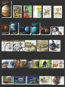 27 Australian postage stamps including self adhesive, Used - Picture 1 of 1
