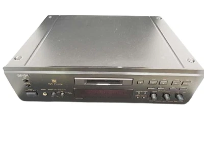DENON DMD-1600AL Mini Disc MD Deck Recorder Black Good - Image 1 of 4
