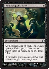 Shrieking Affliction ~ Heavily Played Return to Ravnica MTG Magic UltimateMTG Bl