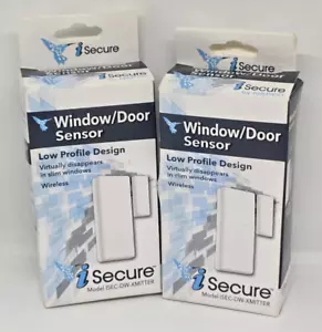 Set of 2 Napco i Secure Window / Door Sensors ISEC-DW-XMITTER Wireless - Picture 1 of 2