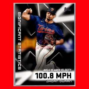 2023 Topps Series 2 Baseball Jhoan Duran SS-13 Significant Statistics Twins - Picture 1 of 2
