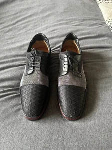 Christian Louboutin Mika Sky Flat Derby Shoes size 44 - Picture 1 of 7