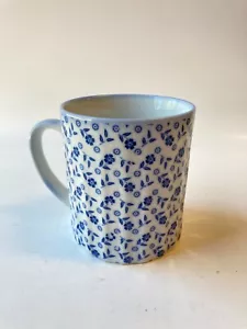 Floral Blue and White Mug - Picture 1 of 5