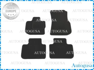 NEW LHD FULL SET BMW G02 X4 2018- BLACK TAILORED CAR FLOOR MATS VELOUR CARPET - Picture 1 of 5