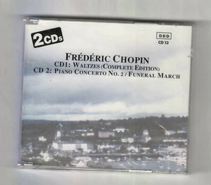 NEW 2-CD Classical Set: Frédéric Chopin Waltzes Piano Concerto # 2 Funeral March - Imagen 1 de 2