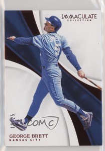 2017 Panini Immaculate Red /25 George Brett #96 HOF