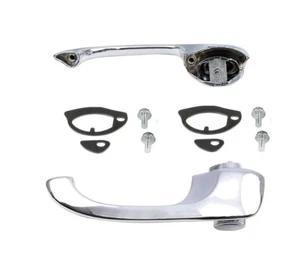 1966-67 Chevy II Nova Chrome Outside Door Handle Set - FREE SHIPPING - Picture 1 of 1