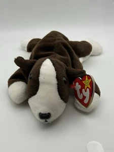 TY BEANIE BABY Bruno the Dog with tag 1997 - Retired - Picture 1 of 7