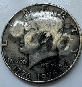 1776-1976 P JFK 50 céntimos. Burbujas de errores múltiples. - Imagen 1 de 10
