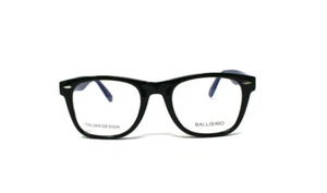 Ballisimo 8005 Black Blue Unisex Eyeglasses Italian Design Size 51mm- 21mm - Picture 1 of 7
