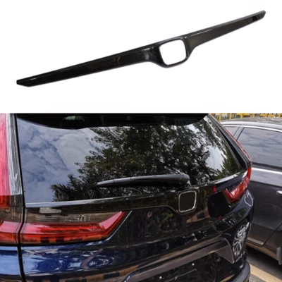 Ajuste para Honda CR-V CRV 2019-2021 ABS NEGRO puerta trasera coche logotipo marco cubierta embellecedor A Foto 1 de 4