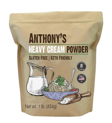 Anthony's Heavy Cream Powder, 1 lb, Batch Tested Gluten Free, No Fillers or - Image 1 of 4