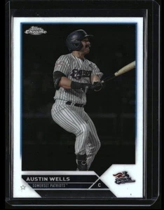 2023 Topps Pro debut cromo Austin Wells Somerset Patriots Yankees #PDC-10 - Imagen 1 de 2