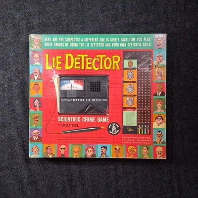 Vintage 1960 Mattel Lie Detector Scientific Crime Game Rare Complete Working Set - Image 1 of 4