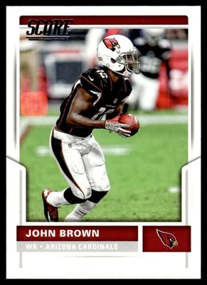 2017 Score John Brown Arizona Cardinals #160 - Image 1 of 2