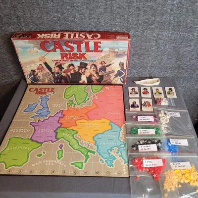 1986 Castle Risk Board Game Parker Brothers No. 0076- Complete Pieces No Manual - Image 1 of 4