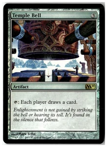 MTG Foil Temple Bell - Magic 2011 (M11) Moderately Played English - Picture 1 of 2