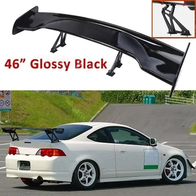 Black 46 " GT-Style Rear Trunk Spoiler Lip Racing Wing For Acura RSX 02-06 - Image 1 of 4