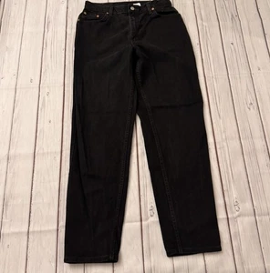 Levi’s 550 Women’s Black Relaxed Fit Tapered Leg Jeans Size 12 Inseam 30” - Picture 1 of 9