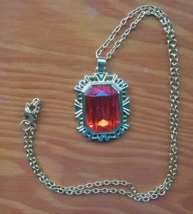 3 SANDMÄNNER Rubin und TODES Ankh an 24 Zoll Kette Verzweiflung des endlosen Gaiman - Bild 1 von 4