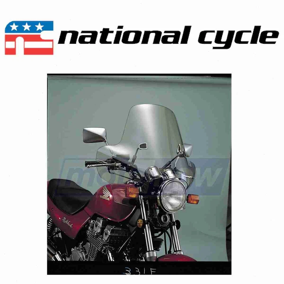 National Cycle Plexistar 2 Windshield for 1982 Suzuki GS550M - Windshield rt - Imagem 1 de 4