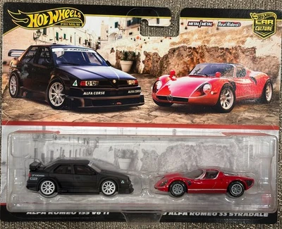 2025 Hot Wheels 2 Pack , Alfa Romeo 155 V6 T1 , '69 Alfa Romeo 33 Stradale - image 1 of 4