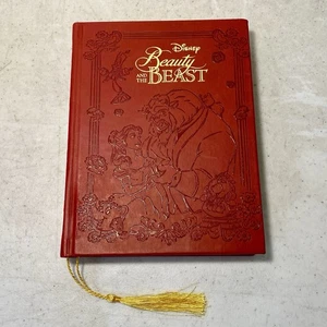 Disney Parks Beauty and the Beast Embossed Hardcover Journal Gold Foil Accents - Picture 1 of 10