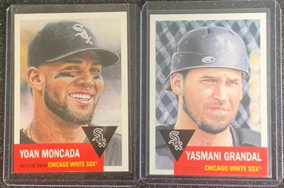 Yoan Moncada Yasmani Grandal 2018 Topps Living Set Chicago White Sox Cuban Stars - Image 1 of 4