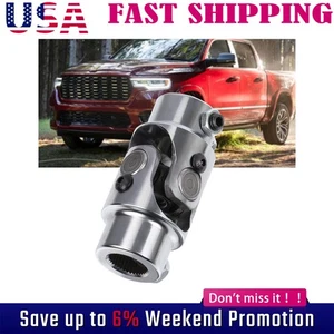 New 3/4" 36 Spline to 3/4" DD Single Steering Shaft Universal Joint - Picture 1 of 10