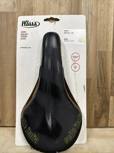 Selle Italia Nepal TM Bike Saddle, Black/Yellow, Size L1 - Picture 1 of 5