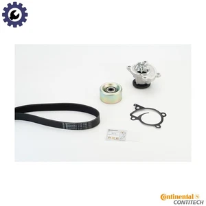 WATER PUMP + VRIBBED BELT KIT 7PK1165WP1 FOR NISSAN HR12DE 1.2L 3cyl MICRA IV - Picture 1 of 11