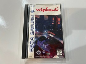 Wipeout (Sega Saturn 1996) CIB Complete w Manual + Reg Card + Foam Tested EXC!